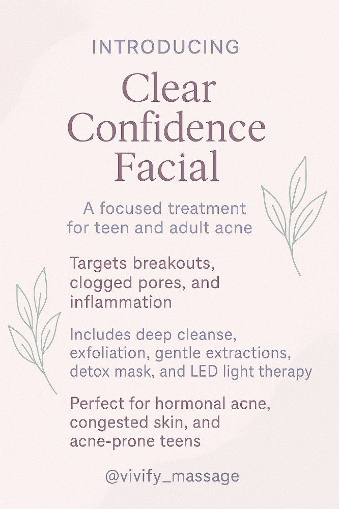 Clear Confidence Acne Facial