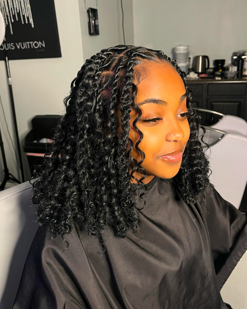 Boho invisible Locs