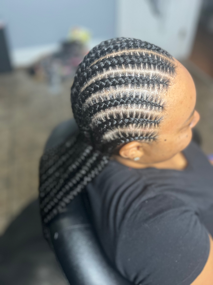 Feed-In Cornrows