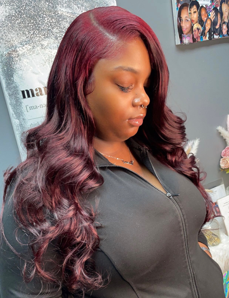 Glue In Extensions (bob, curls, etc