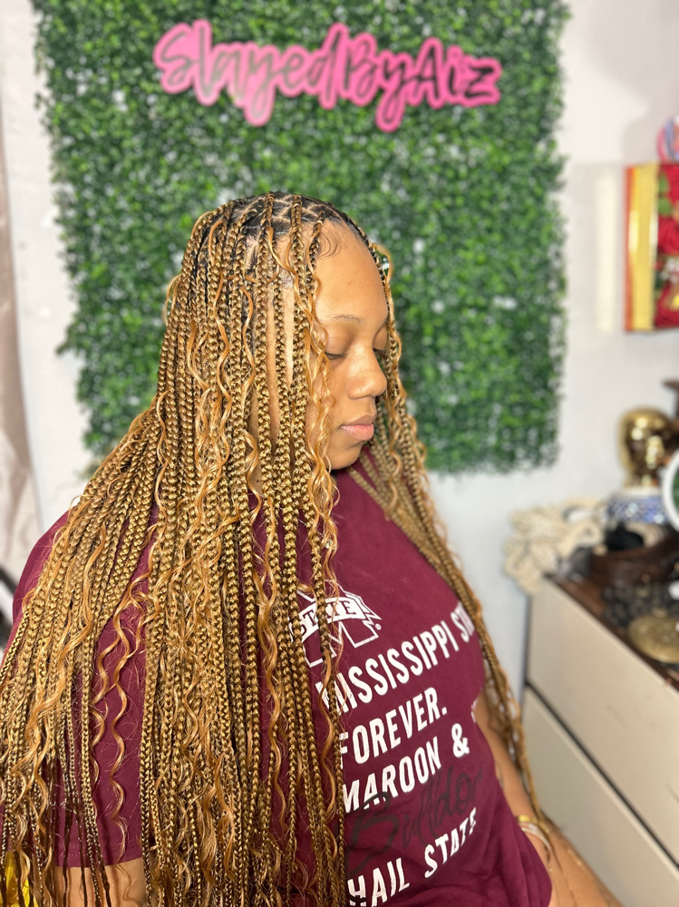 Smedium Knotless Braids