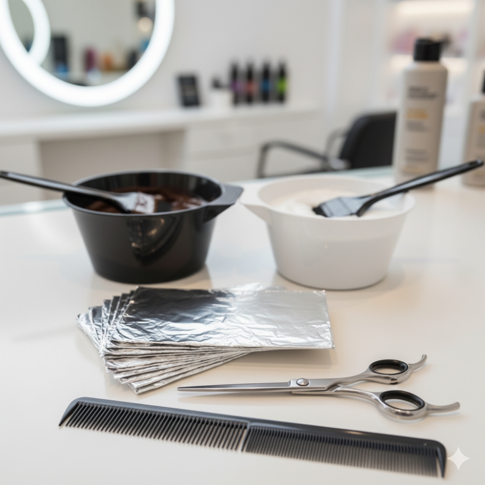 Partial Foil, Touchup &Haircut