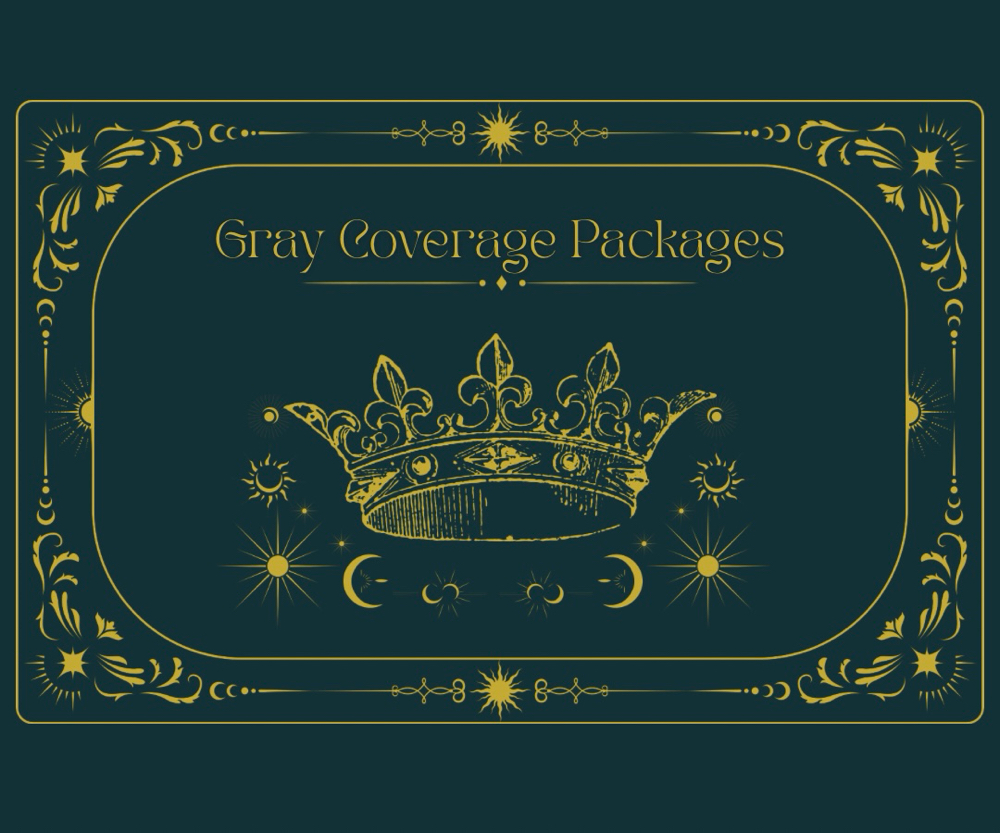 Gray Coverage Packages