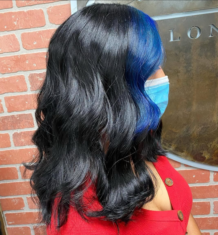 Fashion Color Block With Base Color at sincitystrands in Las Vegas, NV