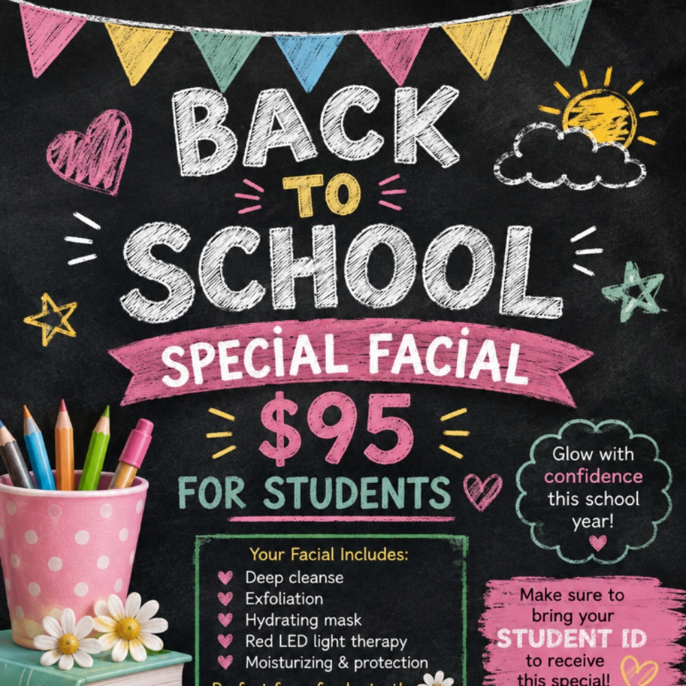 Back To School For Students at Pure Skin By Lana in Saint John, IN