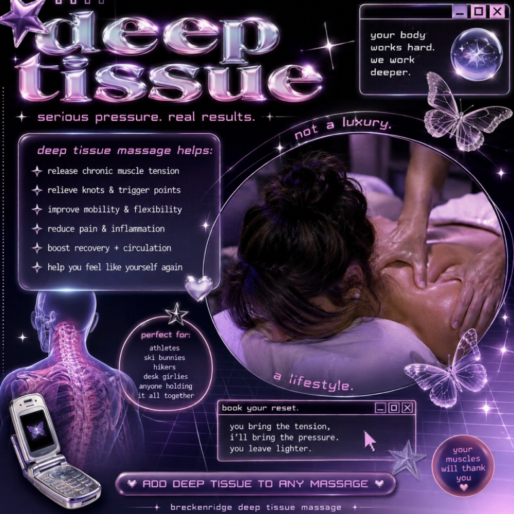 Individual - Mobile - Deep Tissue at Shoulder Fairy Massage in Breckenridge, CO