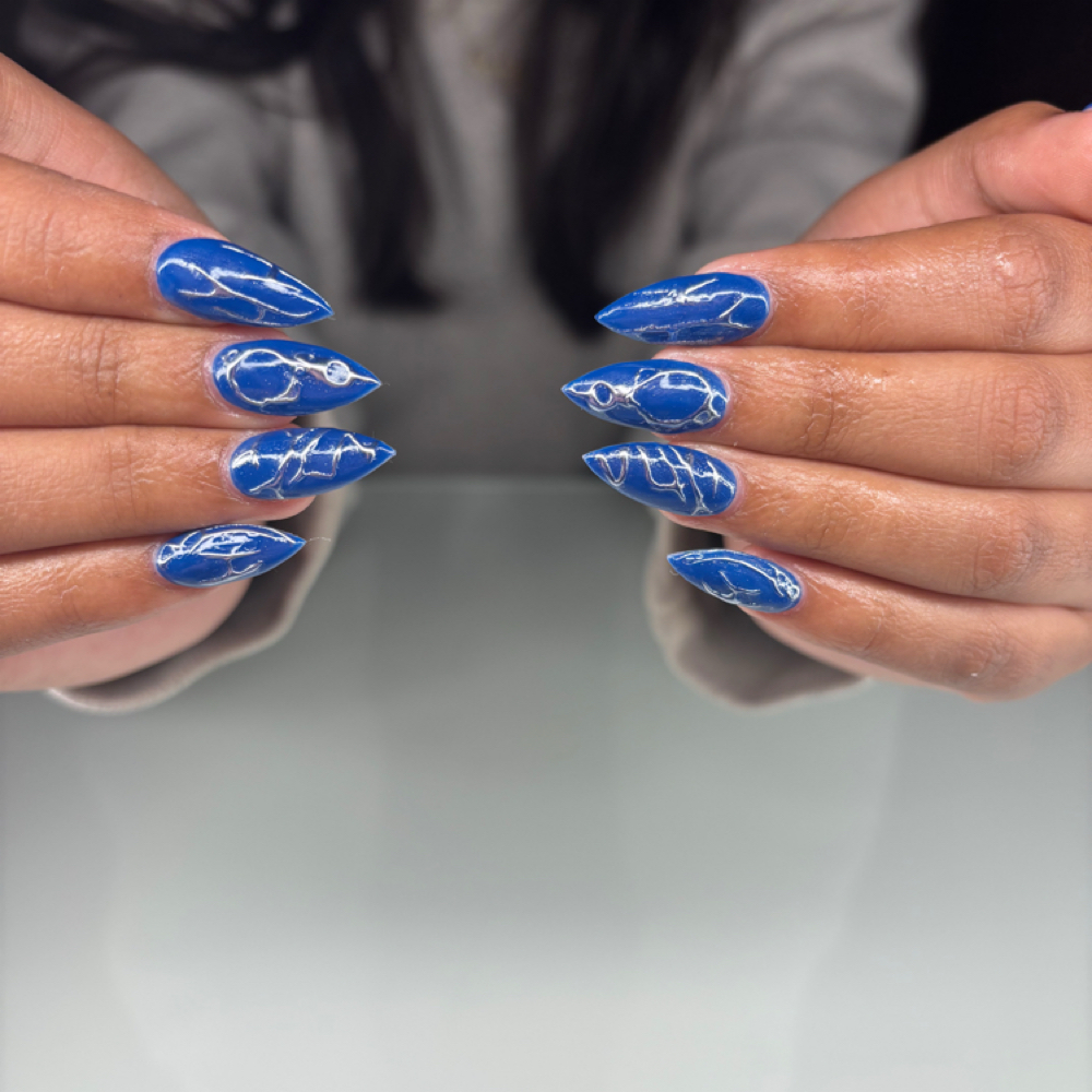 Medium Acrylic Fill at Luxnailsalon in Greenville, TX