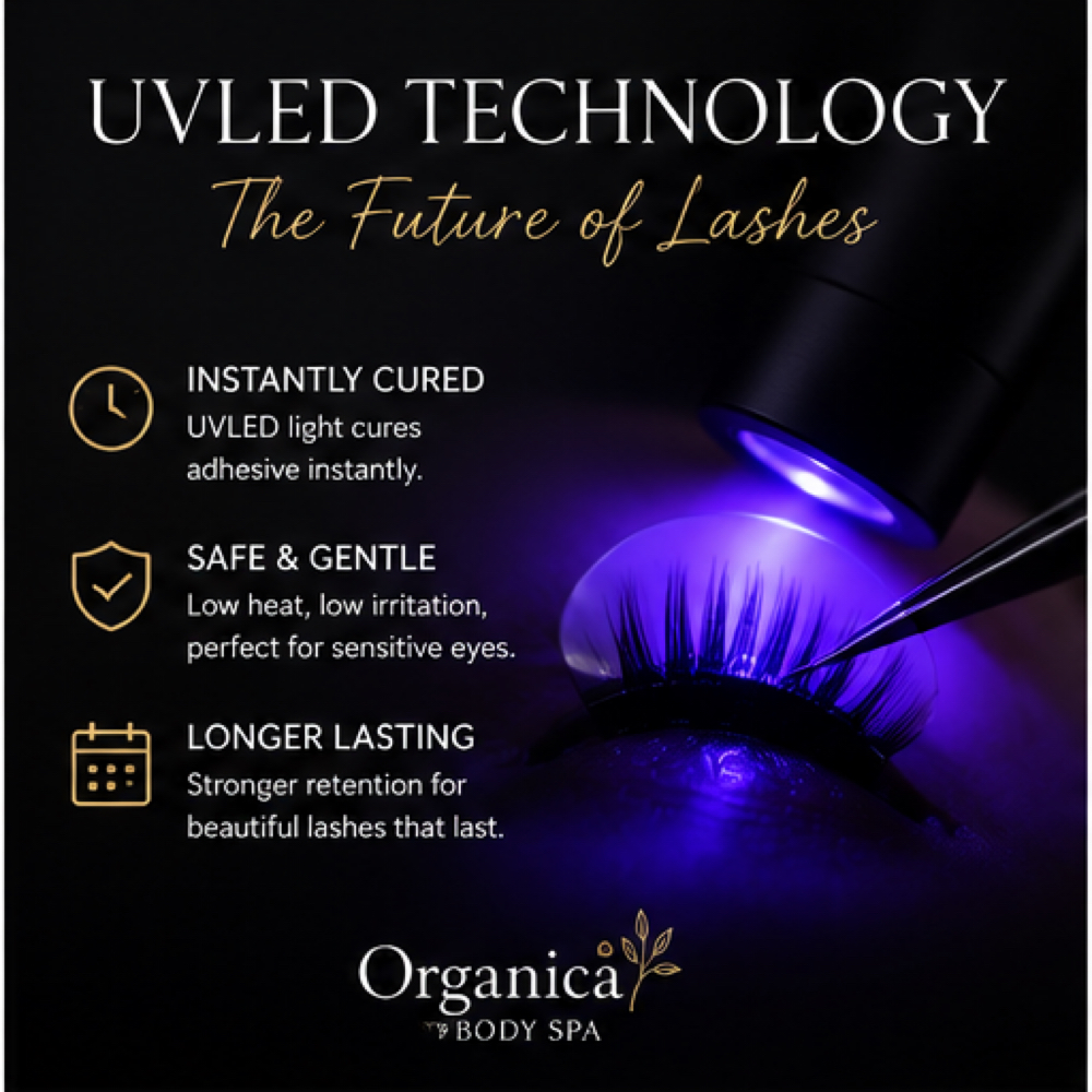 UV LED YY Eyelash Extensions at Organica Body+ in Sulphur Springs, TX