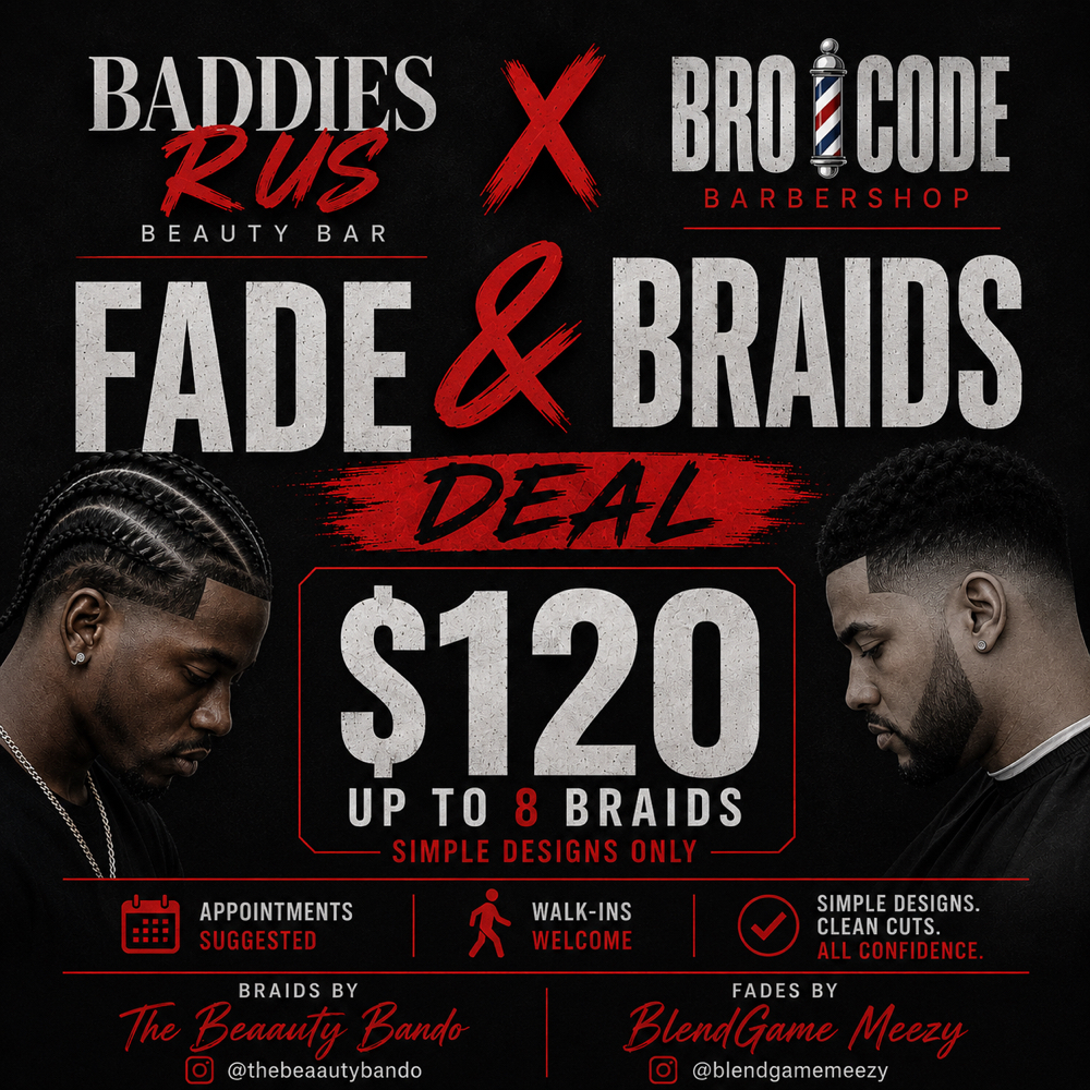 Braids & Fade at The Beaauty Bando in Sacramento, CA