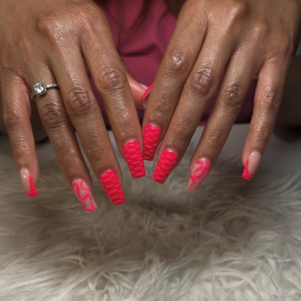 ADD Textured Nail Design at Jae On The Set 💕 in Memphis, TN