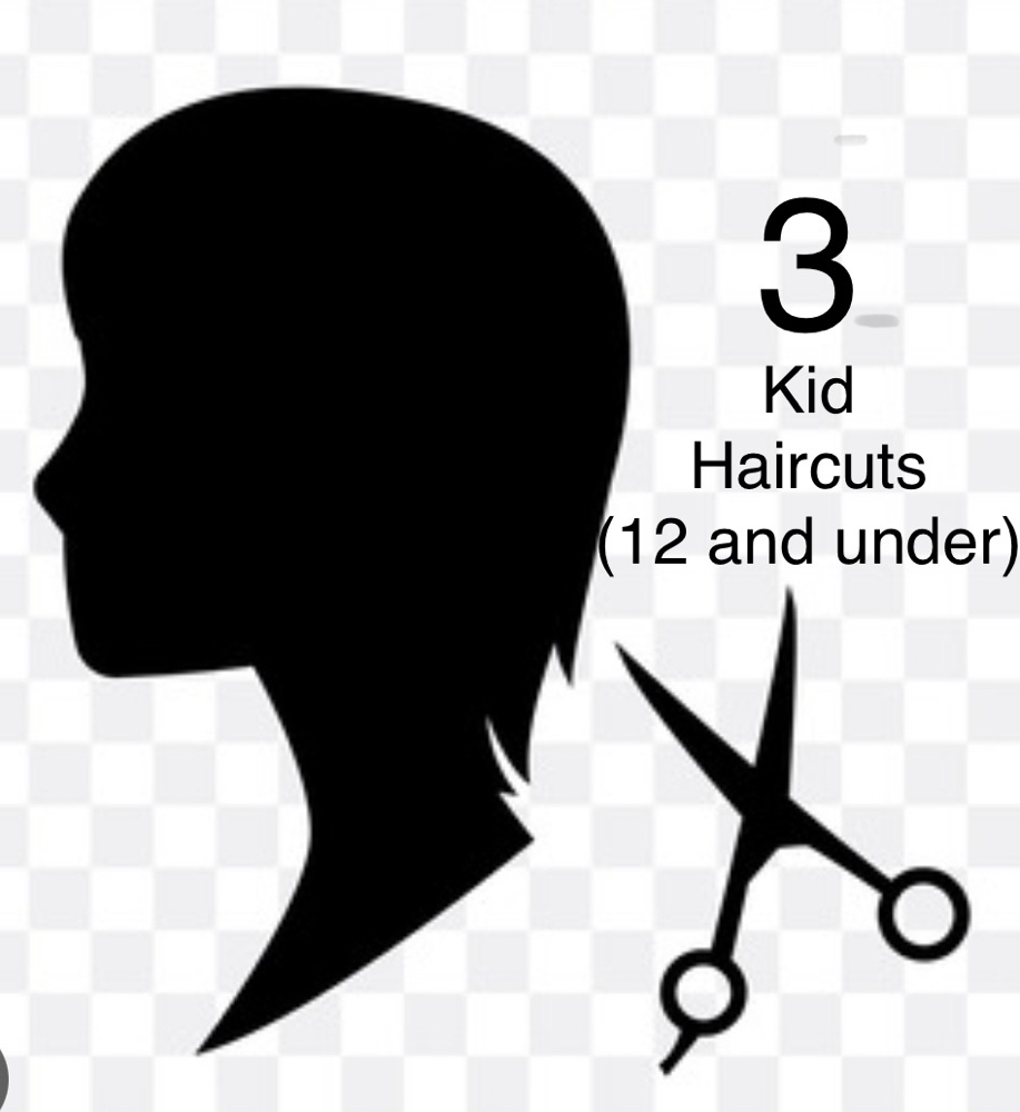 3 Kid’s Haircuts (12 & Under)