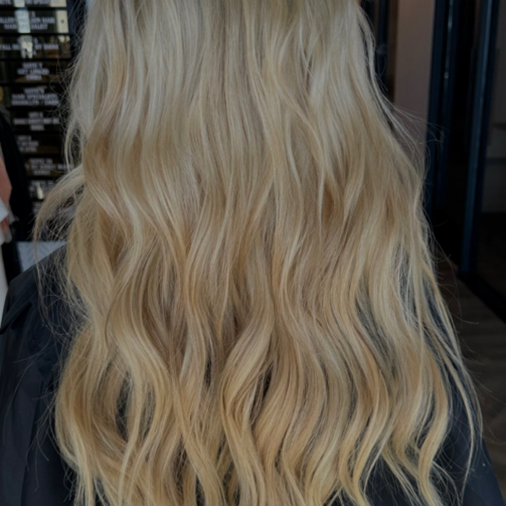 two row move up at Ellie Hair Studio in Providence, UT