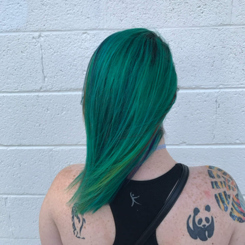 Single Vivid/Fashion at #RCS2hairart in Amarillo, TX