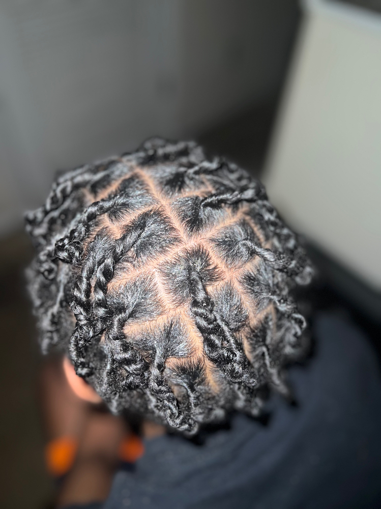 Starter Locs On SHORT HAIR