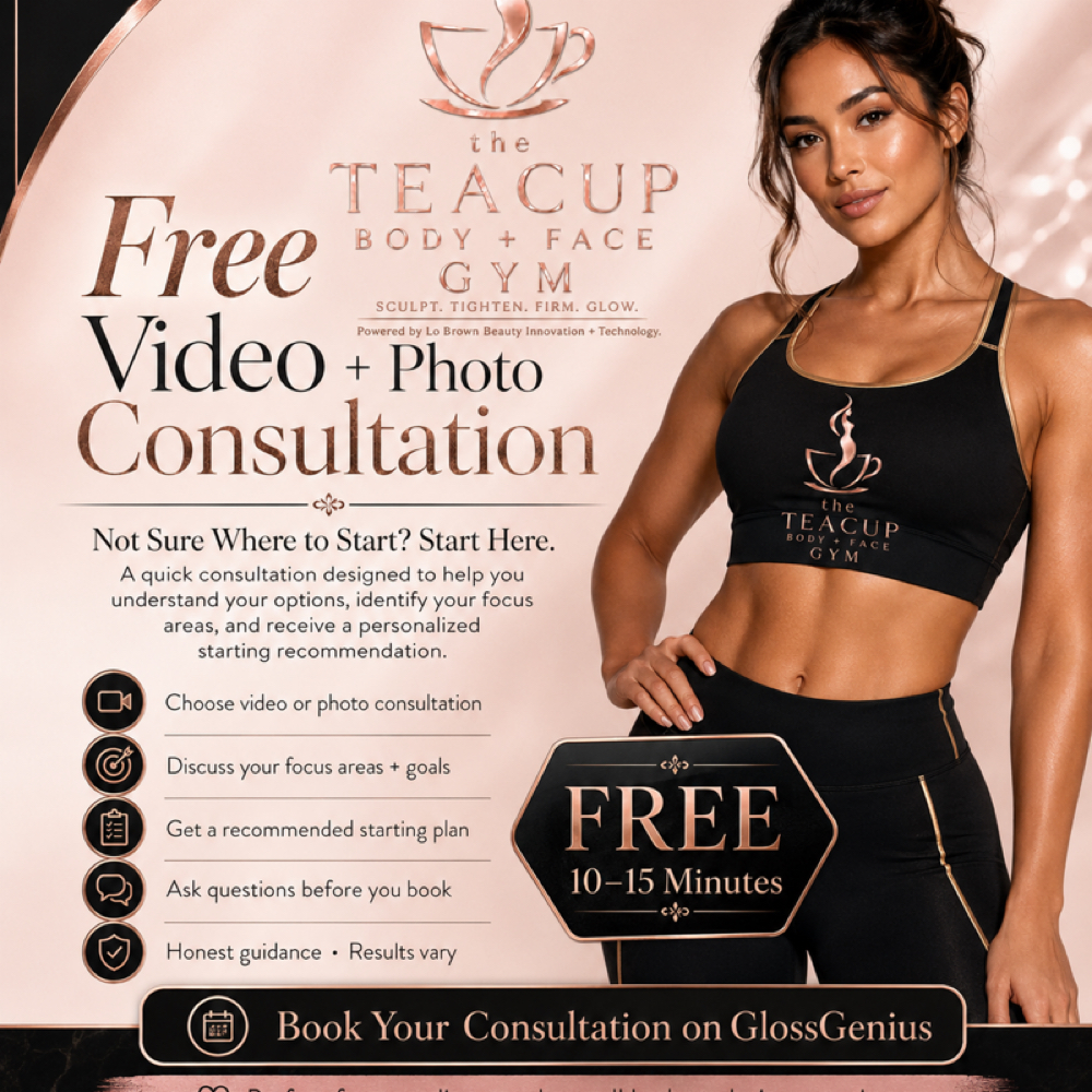 FREE VIDEO/Photo Consultation at The Teacup Body Sculpt & Glow in Hillside, IL