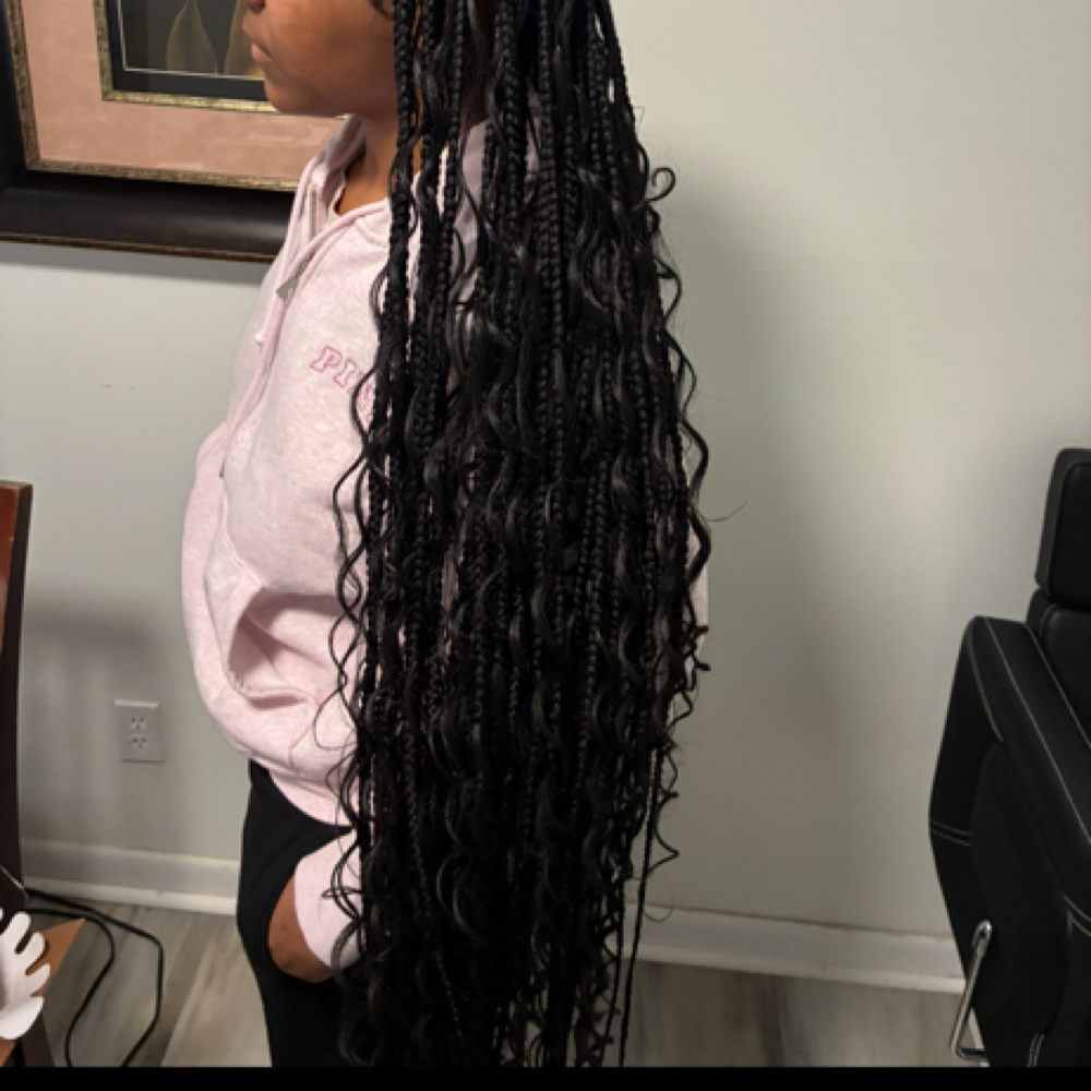 Thigh Length at BraidsByJinece in Wichita, KS