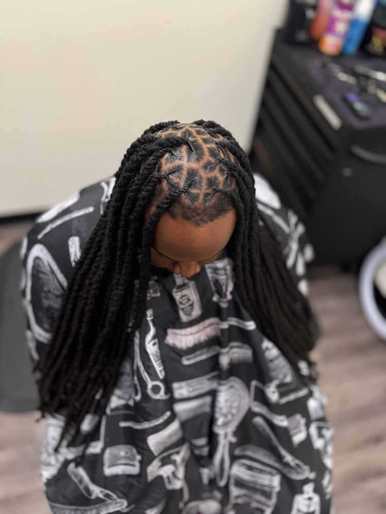 Loc Two Strand/Rope Twists/Plaits (WAIST LENGTH )
