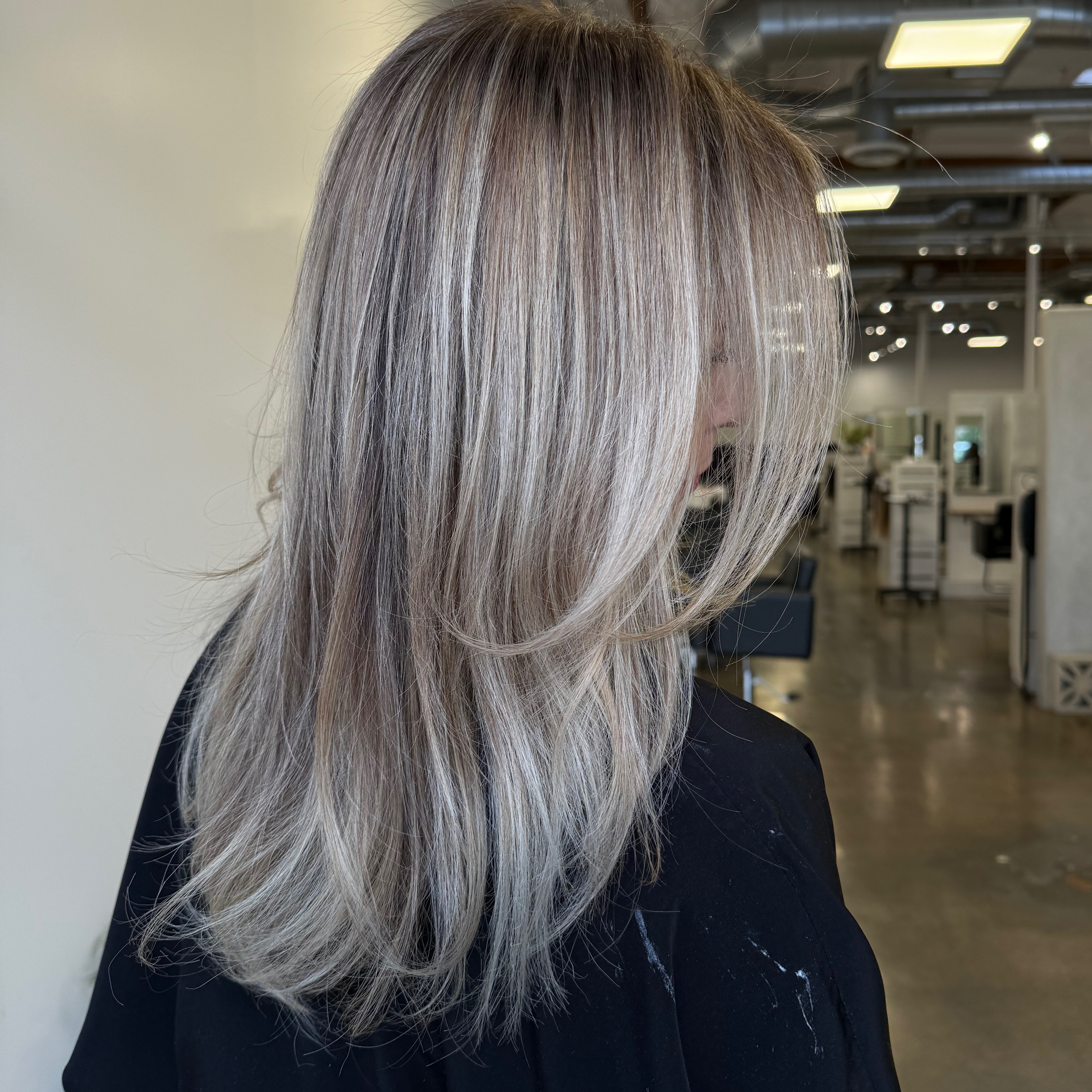 BLONDING MINI- EM at The Nest Salon in Brea, CA