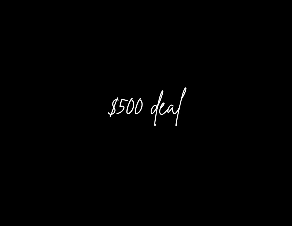 $500 year dealπ