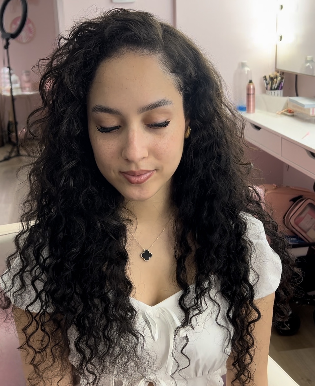 Sewin curly or straight at BraidsbyChaterin in Johnston, RI