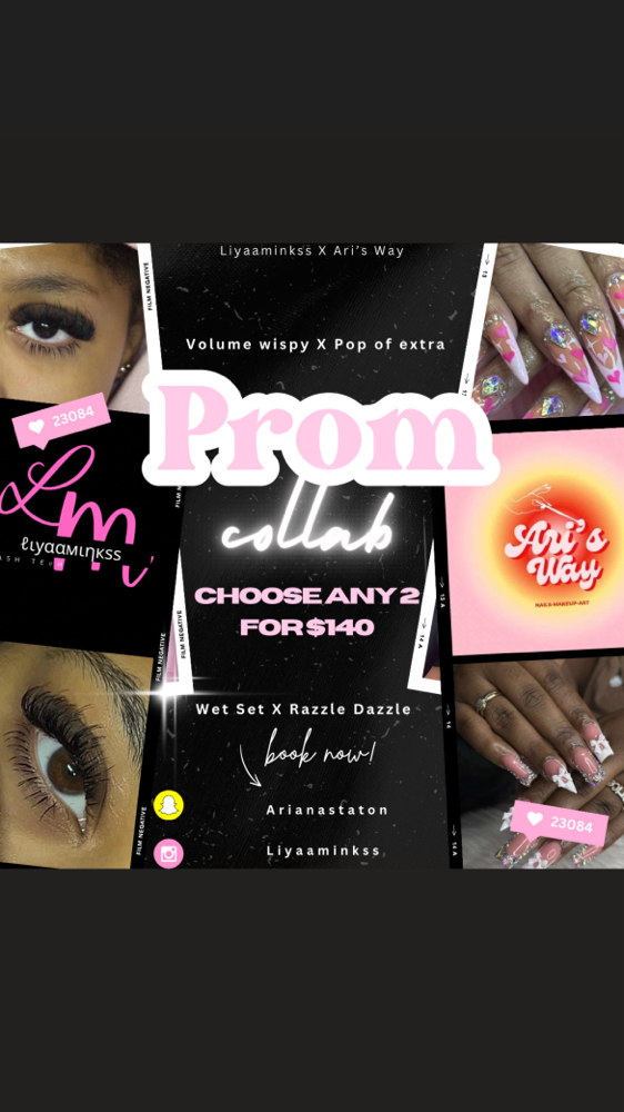Lash & Nail Prom Collab