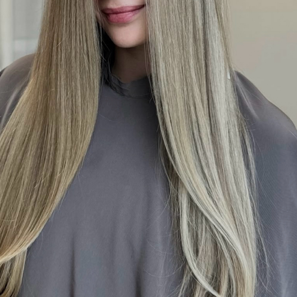 Full Custom Blonde at Haley’s Hair Haven in San Antonio, TX