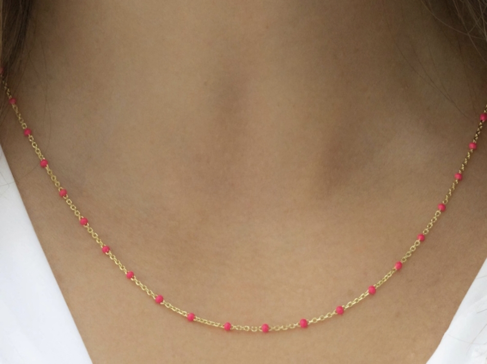 Enameld Necklace
