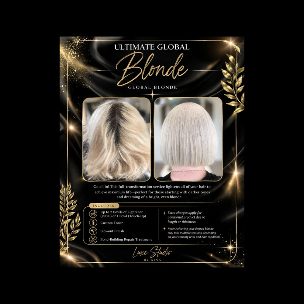 Ultimate Global Blonde at Luxe Studio By Gina in Moorestown, NJ