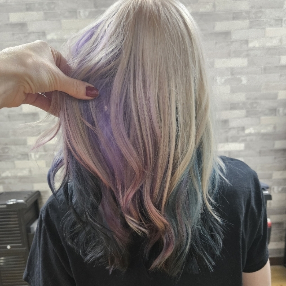 Fantacy Colors- Hilite at Hair by Jonelle Nieland in Manteno, IL