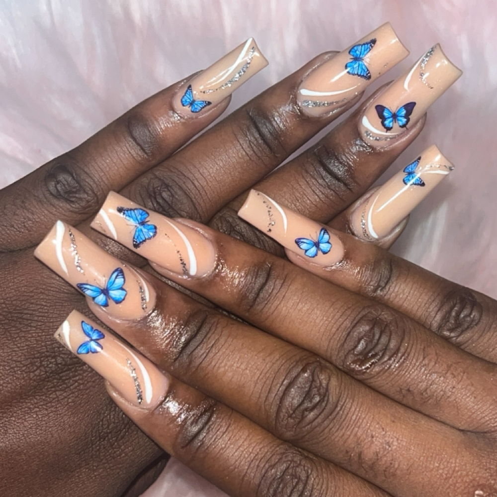 Long Acrylic Fill at Nails By Shakiyra LLC in Grandview, MO