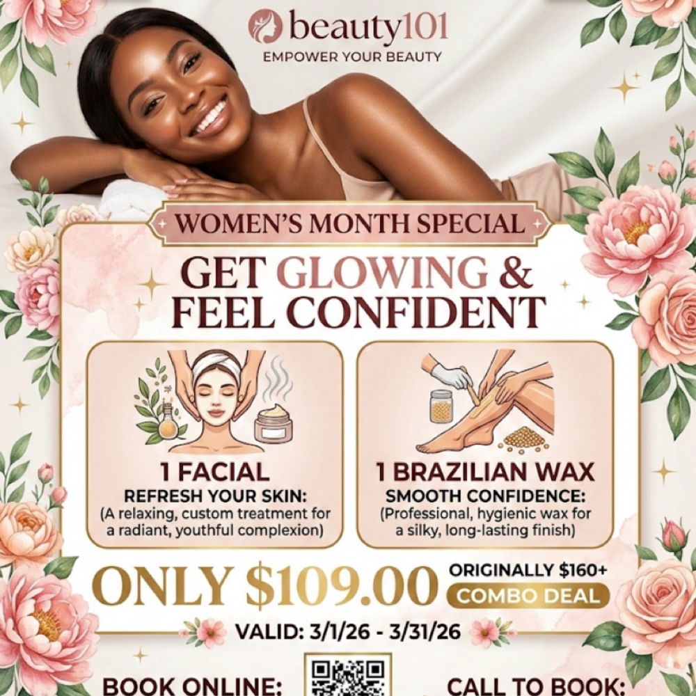 Womens Month Special at Beauty101 in Blacklick, OH