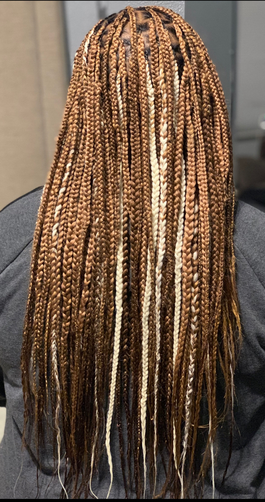 Small Knotless Braids