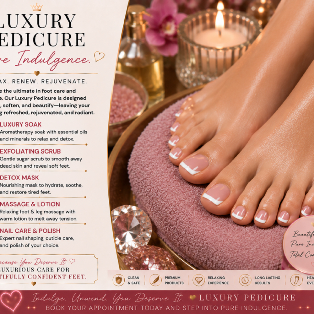 Luxury Pedicure at Prestige Nail Lounge LLC in Chattanooga, TN