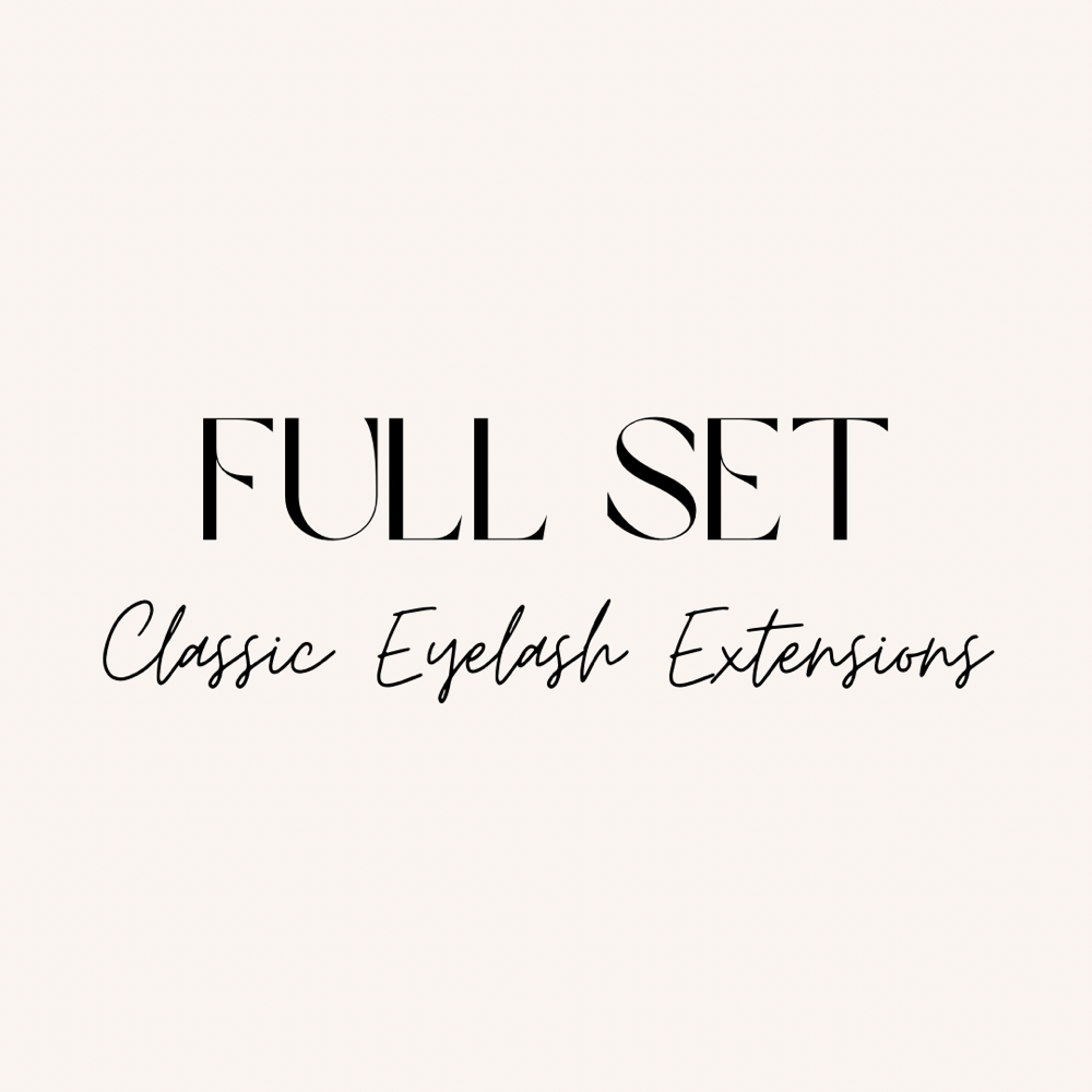 Full Set of Classic Lash Extensions