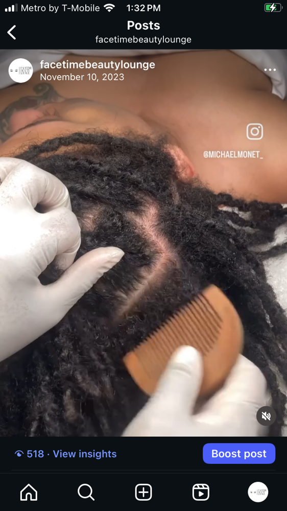 Coconut Oil Scalp Treatment at FaceTime Beauty Lounge in St. Petersburg, FL