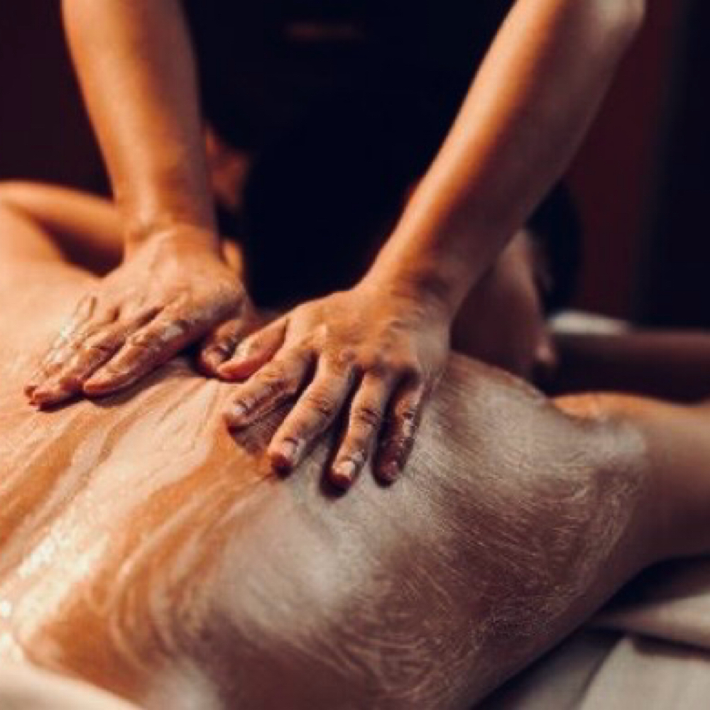 Back Scrub Add-on at Fingers N Faces hair salon and nail spa. in Villa Park, IL