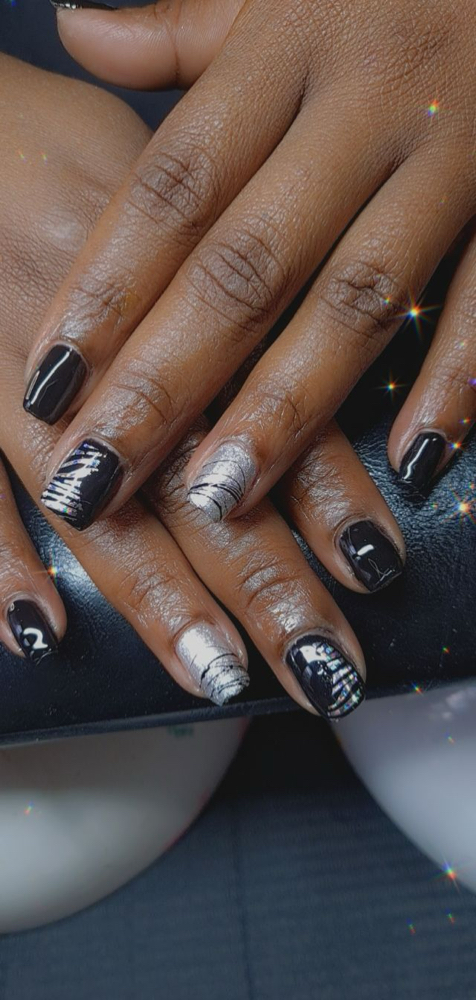 Gel Manicure With Nail Art at Nail’sByAivrev in Fort Wayne, IN