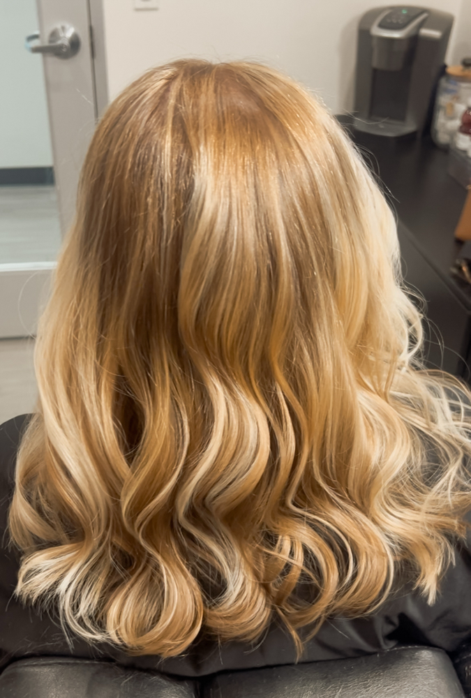 Partial highlight at HairGlambyLea in Aliso Viejo, CA