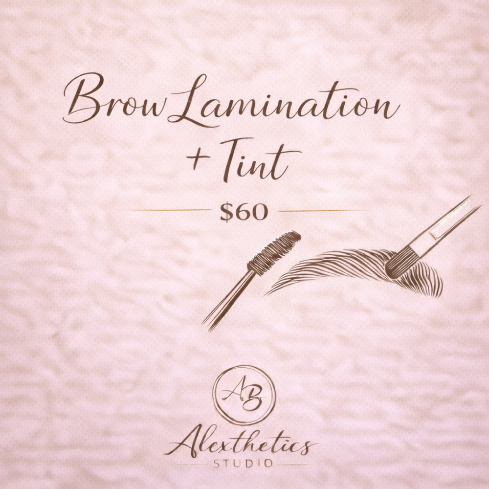 Brow Lamination + Tint at Alexthetics Beauty Studio in New York, NY