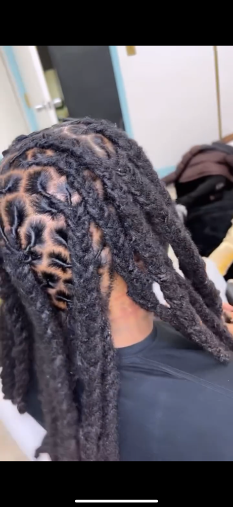 Wash & Retwist W/ Plaque Braids