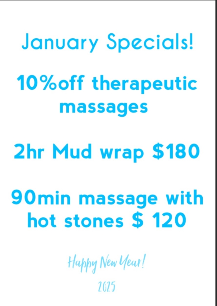 January Specials 2hr Mud Wrap