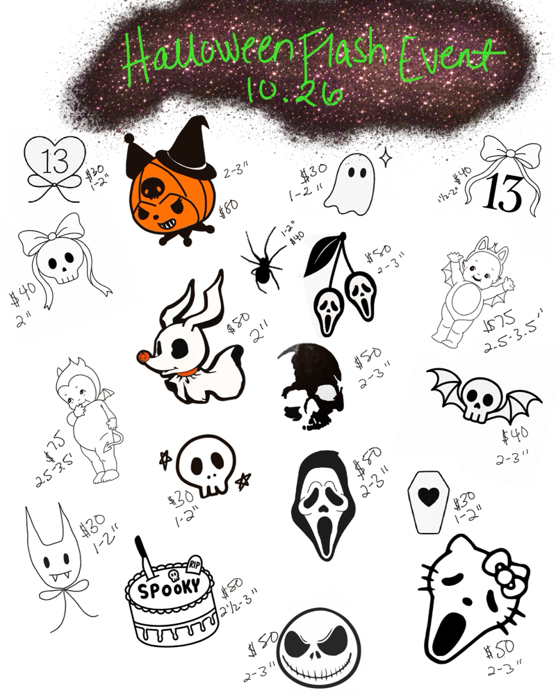 10/26 Halloween Flash Event