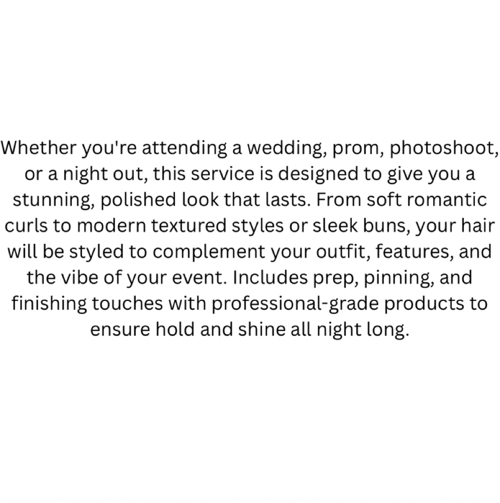 Updo/Special Occasion at Studio920 in Burlington, IA