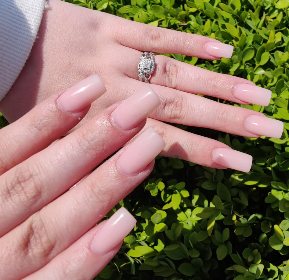 Fresh Pink Full Set at Polished By Mary in Columbus, OH