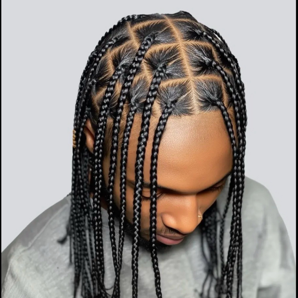 Men’s Box Braids at Tachadam in Cypress, TX