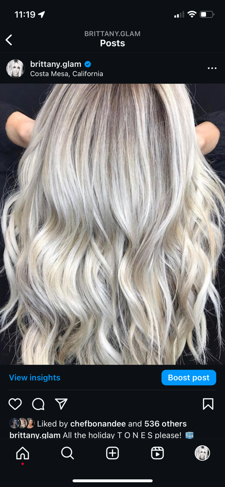 Express Blonde Mini (hairline+part)