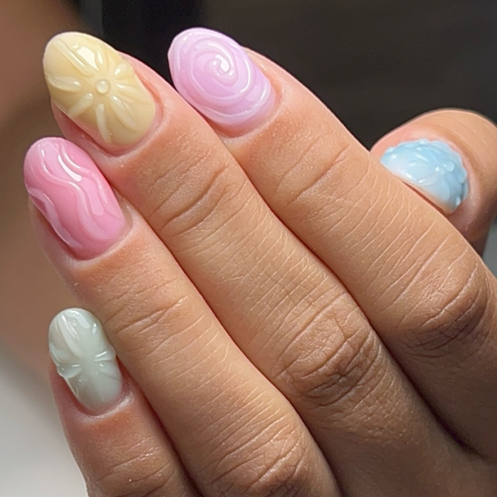 Hard Gel Overlay at Desert Moon Nails in Denver, CO