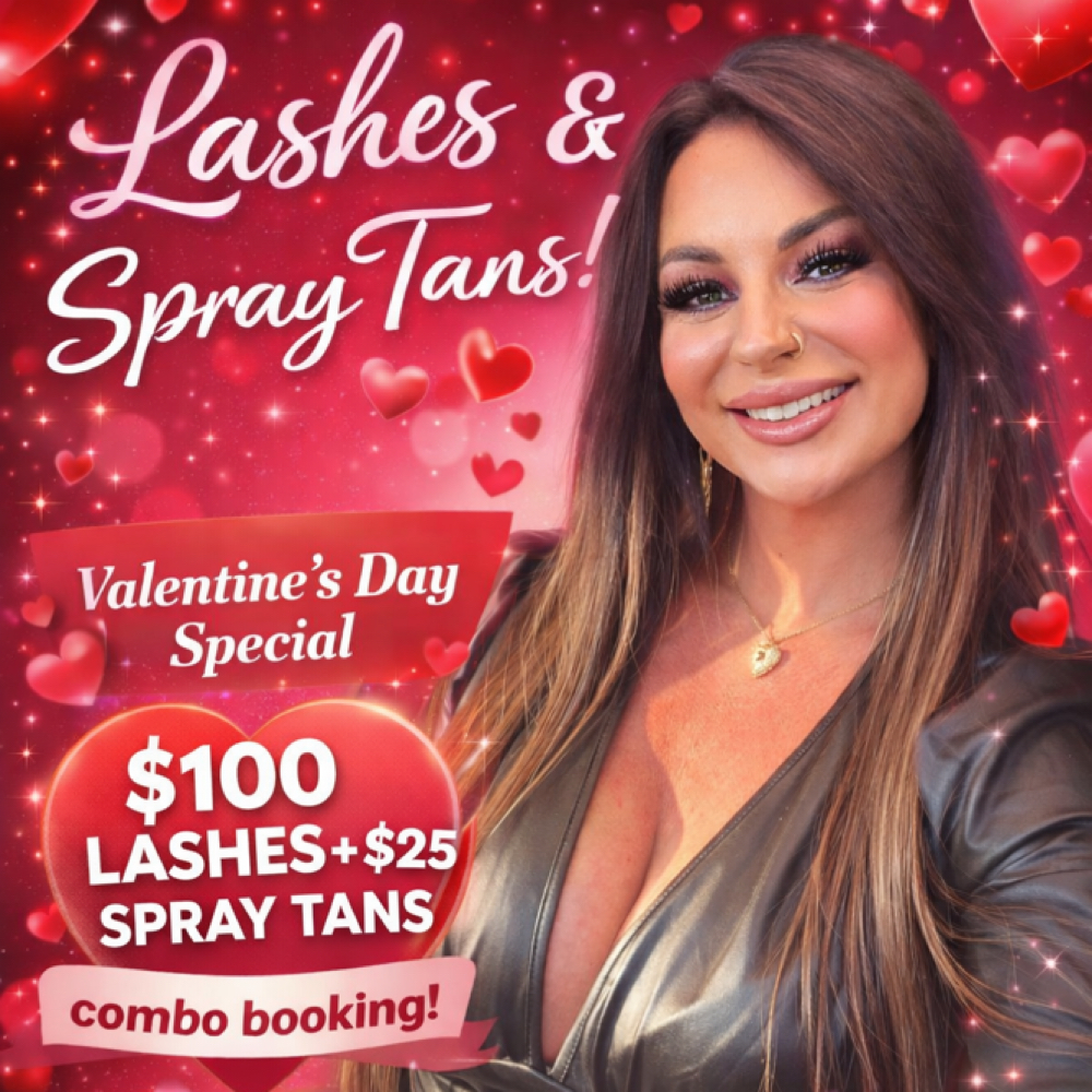 VALENTINE LASH + SPRAY TAN COMBO at Lash Bar Salon + Co in Kilgore, TX