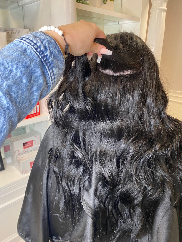 1-2 Rows Weft Hair Extensions