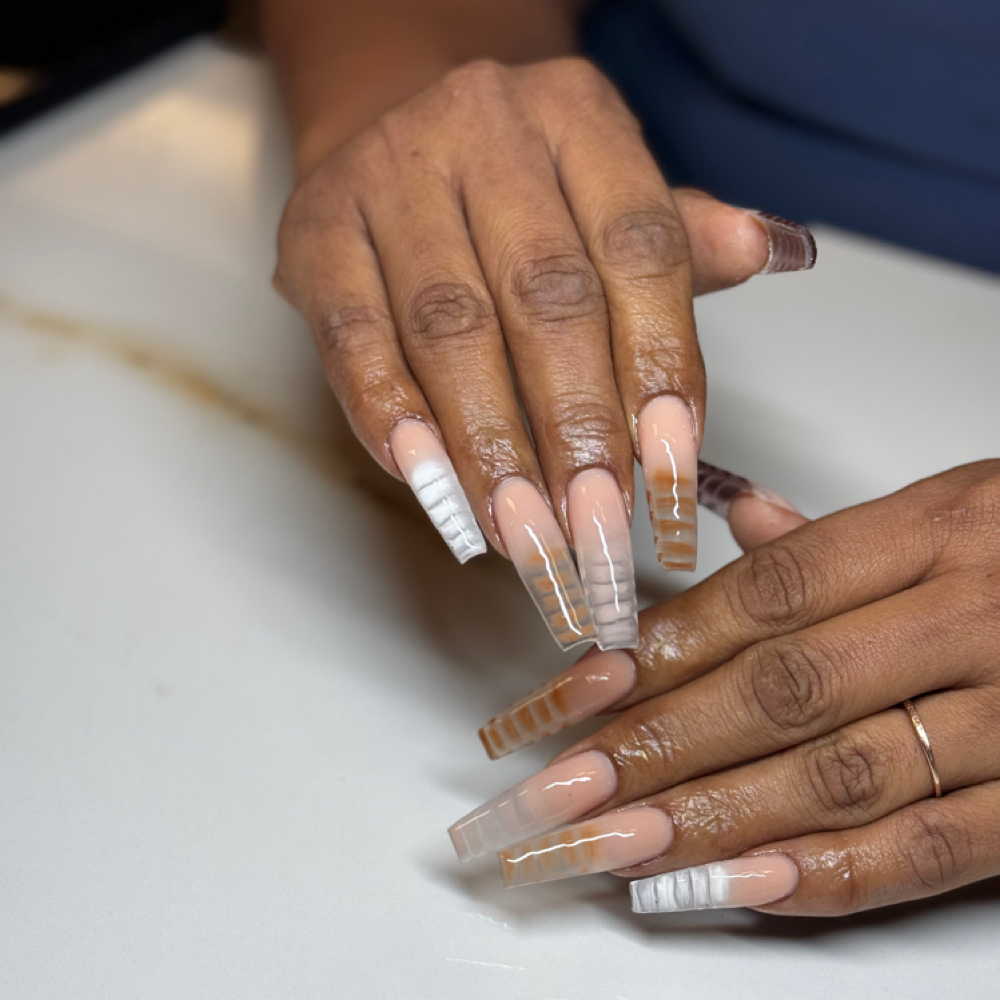 Acrylic Ombre at Jessegbeauty in Rialto, CA